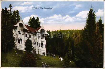 1931 Stószfürdő, Stoósz-fürdő, Kúpele Stós; Vila Bratislava / nyaraló / villa, spa (EK)