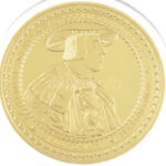 DN 'Magyar Aranyóriások - I. Ferdinánd 15 aranygulden uralkodásának 10. évfordulója 1537' aranyozott Cu utánveret T:PP - Image 2