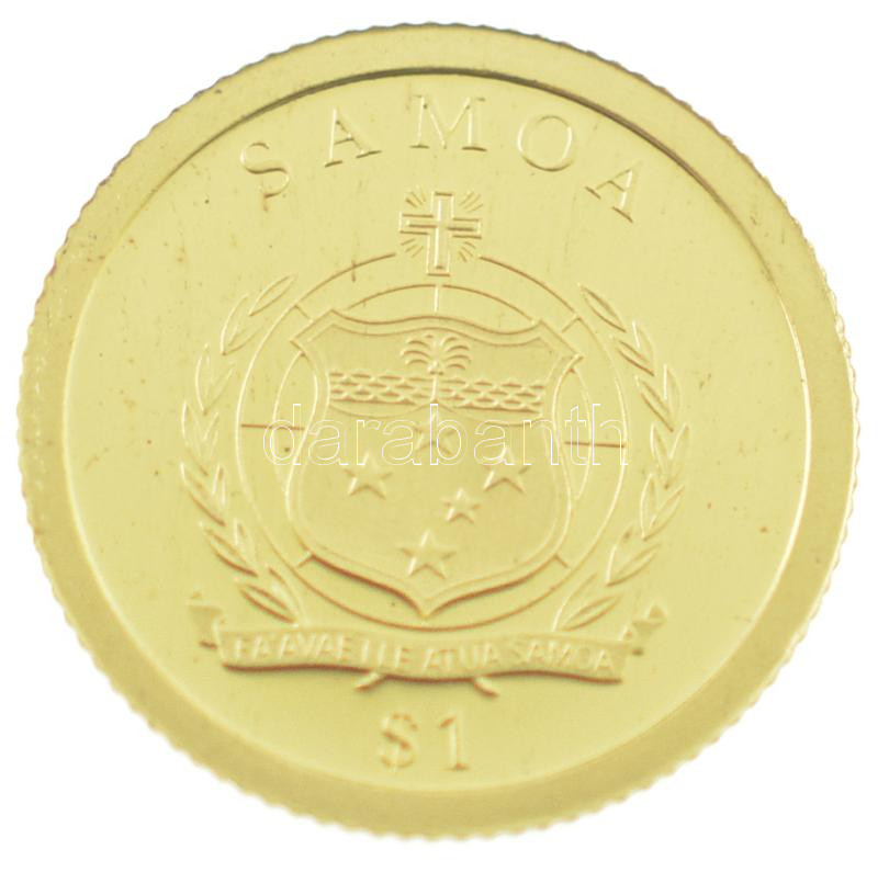 Szamoa 2010. 1$ Au 'Kopernikusz' kapszulában (0.5g/0.999) T:PP Samoa 2010. 1 Dollar 'Copernicus' in capsule (0.5g/0.999) C:PP Krause N# 225311