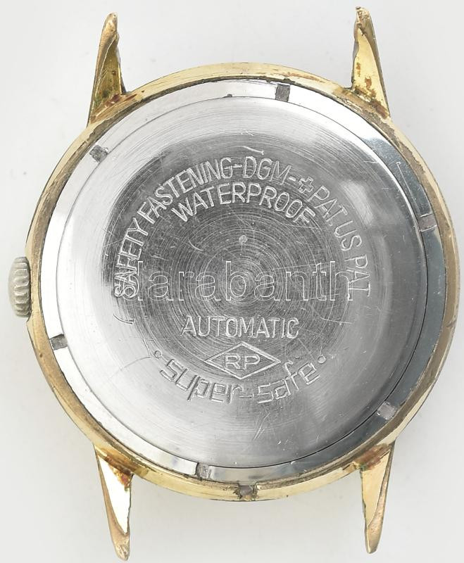 Lasita kézi felhúzós karóra. Dátum funkcióval. Működő jó állapotban, plexi karcos d: 34 mm - Image 2