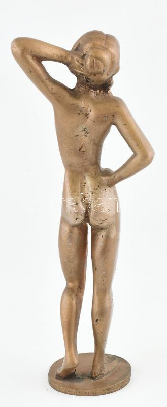 Jelzés nélkül: Akt. Bronz, kopott, m: 28 cm - Image 3