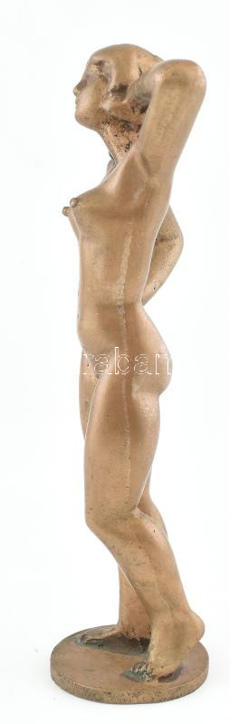Jelzés nélkül: Akt. Bronz, kopott, m: 28 cm - Image 4