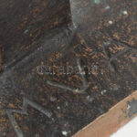 MVA jelzéssel: Kisplasztika. Bronz, kopásokkal, m: 10 cm - Image 4