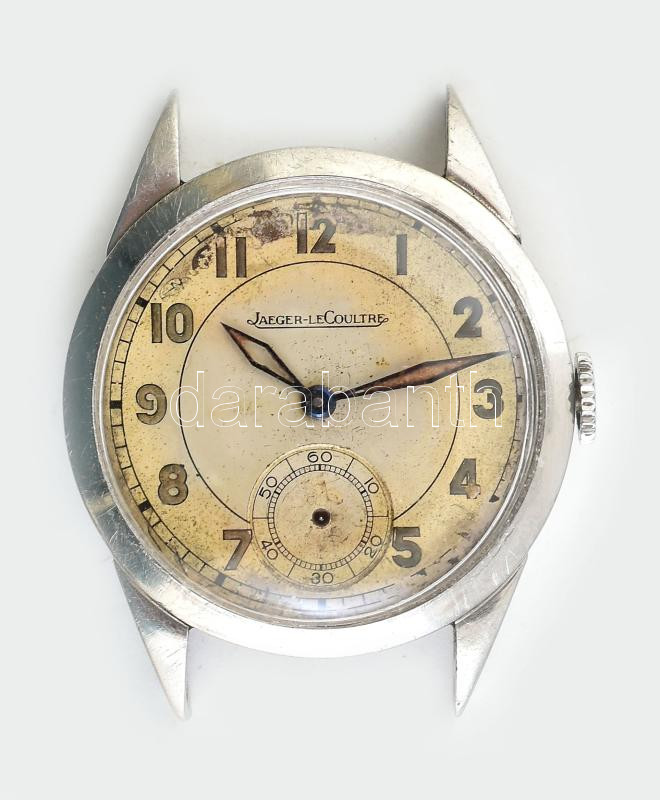 Jaeger LeCoultre kézi felzúzós karóra. Nem működik, hiányzó mutatóval d: 30 mm