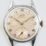 Tissot kézi felzúzós karóra. működik, kissé foltos számlap d: 30 mm