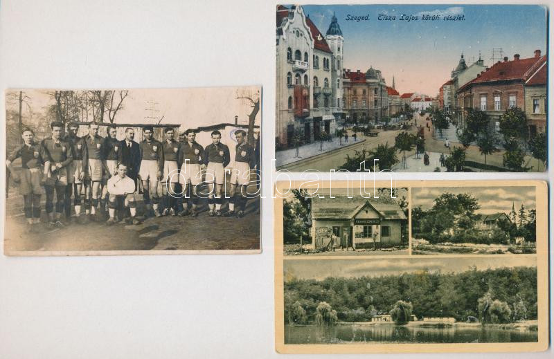 30 db főleg RÉGI történelmi magyar város képeslap vegyes minőségben / 30 mostly pre-1945 historical Hungarian town-view postcards in mixed quality - Image 2