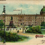1899 (Vorläufer) Berlin, Königliches Schloss. Bitte gegen das Licht zu halten / royal castle. E. A. Schwerdtfeger & Co. 'Meteor' Hold to light litho (fl)