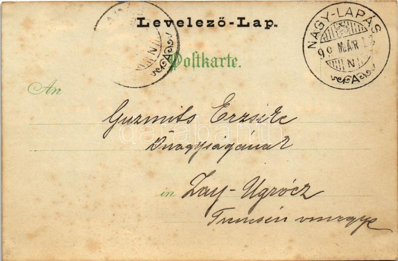 1899 (Vorläufer) Berlin, Königliches Schloss. Bitte gegen das Licht zu halten / royal castle. E. A. Schwerdtfeger & Co. 'Meteor' Hold to light litho (fl) - Image 2