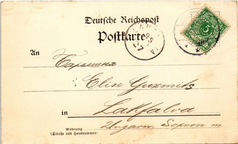 1899 (Vorläufer) Bad Elmen, Bad Salzelmen (Schönebeck), Gradirwerk - Image 2