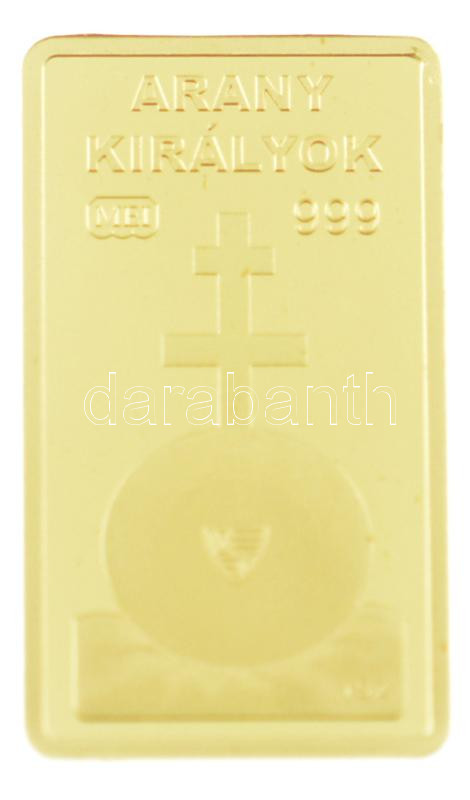 Ifj. Szlávics László (1959-) DN 'Arany királyok - Szent István' jelzett Au emlékveret kapszulában (0,5g/0,999/15,2x8,6mm) T:PP - Image 2