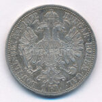 Ausztria 1872. 1Fl Ag 'Ferenc József' T:2 apró ph. Austria 1872. 1 Florin Ag 'Franz Joseph' C:VF tiny edge error Krause KM#2222 - Image 2