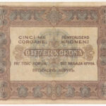 1920. 5000K 'Orell Füssli Zürich' nyomdahellyel, piros '5B02 516017' sorszámmal T:III kis restaurálás - Image 2