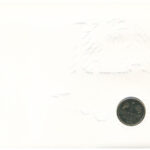 NSZK 1985D 1M 'Adler' bélyeges borítékban első napi bélyegzős bélyeggel, német nyelvű leírással T:1- FRG 1985D 1 Mark 'Adler' in coin letter with first day of issue stamp, with german description C:Au - Image 2
