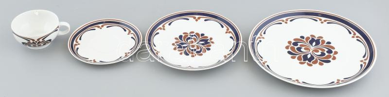 Arzberg 4 részes reggeliző, jelzett, hibátlan, d: 24 cm