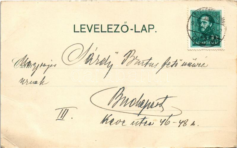 1933 Vácrátót, Rátóth; Vigyázó kastély parkja (EB) - Image 2