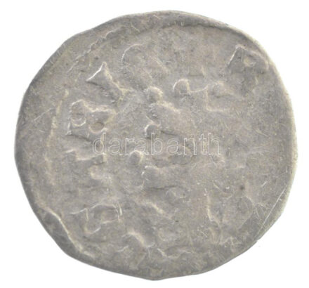 1373-1382 'szerecsenfejes' Denár Ag 'I. Nagy Lajos' tokban (~0,50g) T:2- patina Hungary 1373-1382 Denar Ag 'Louis I' in case (~0,50g) C:VF patina Huszár: 547., Unger I.: 432.a