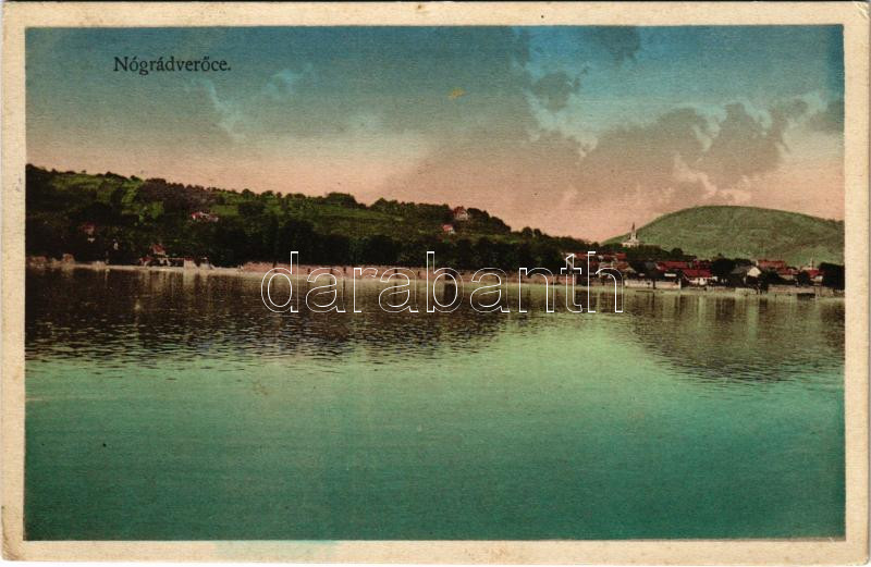 1931 Verőce, Nógrádverőce; Duna + 'PARKAN-NANA-BUDAPEST 2.' vasúti mozgóposta