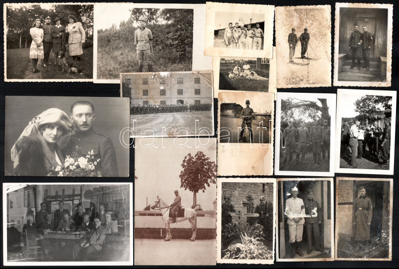 kb 50 db II. világháborús német katonai fotó 14x9 cm-ig - Image 2