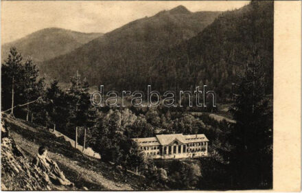 1929 Borosznófürdő, Brusno-kúpele (Borosznó, Brusznó, Brusno); Hotel Ludvik szálloda / hotel, spa (EK)