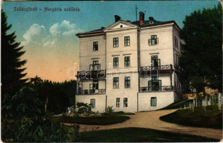 Szliács, Sliac; Hungária szálloda. Molnár M. kiadása / hotel, spa (Rb)