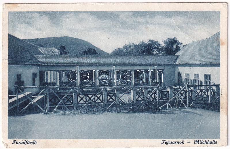 1927 Parádfürdő, tejcsarnok (EB)