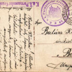 1917 Hradec Králové, Königgrätz; Delostrelecké kasárny / Artillerie Kaserne / military barracks + 'K.u.k. Permanenter Krankenzug N. 54. (tears) - Image 2