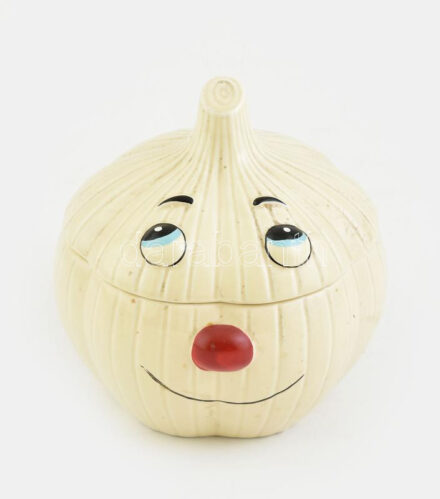 Hagyma tároló, kopott, jelzés nélkül, m: 18 cm