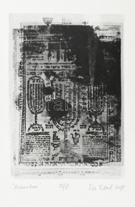 Für Emil (1967-): Arborétum, 2011. Szitanyomat, papír, jelzett, számozott (22/8), lapszéli apró szakadással. 33×23 cm