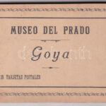 Museo del Prado: Goya - képeslapfüzet 20 képeslappal / pre-1945 postcard booklet with 20 postcards