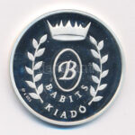 1995-1996. 'Babits Kiadó / Boldog új évet' kétoldalas, jelzett Ag naptárérem kapszulában (31,40g/0,925/42,5mm) T:PP pár kis karc - Image 2