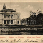 1901 Lugos, Lugoj; Színház. Auspitz Adolf kiadása / Theater / theatre (EK)