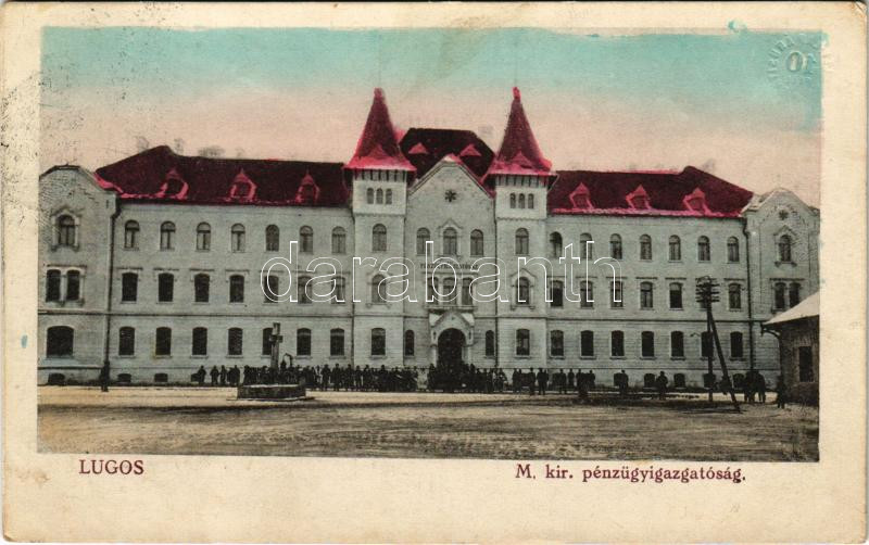 1915 Lugos, Lugoj; M. kir. pénzügyigazgatóság / Financial Directorate (EK)