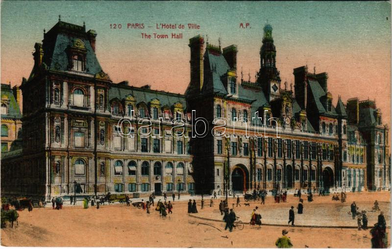 Paris, L'Hotel de Ville / The Town Hall (EK)