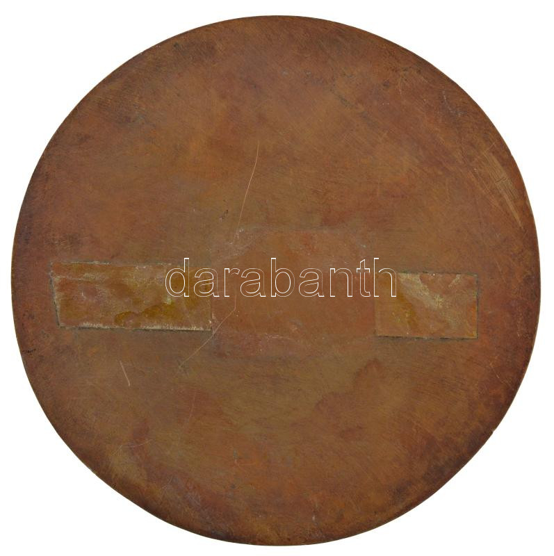 1985. 'Felszabadulásunk 40. évfordulójára' egyoldalas bronz emlékérem. Szign.:KO (98mm) T:1 - Image 2