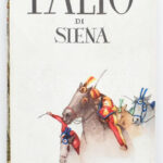 cca 1960 Palio di Siena, kihajtható, illusztrált idegenforgalmi ismertető, német nyelvű, 69x36 cm - Image 2