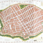 2001 Pompeii, angol nyelvű, illusztrált idegenforgalmi ismertető, térképpel, kihajtható, 74x42 cm