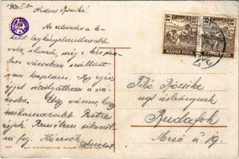 Szombathely, Erzsébet királyné utca, piac, üzletek. Vasúti levelezőlapárusítás 5535. (EB) - Image 2
