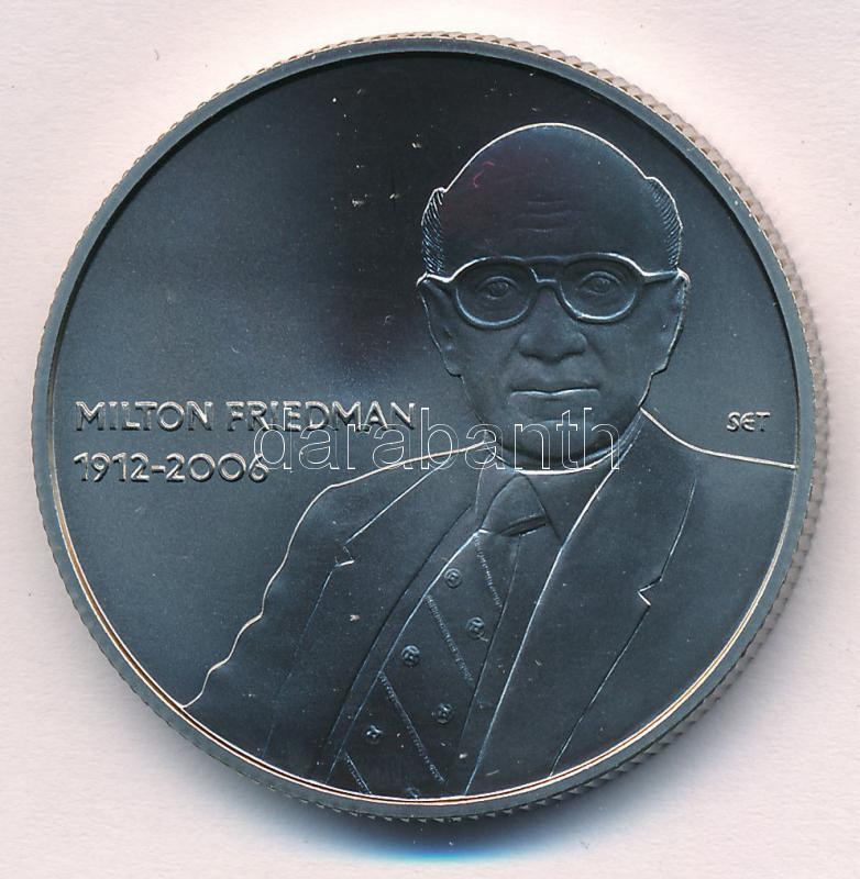 2022. 2000Ft Cu-Ni 'Milton Friedman' kapszulában T:BU