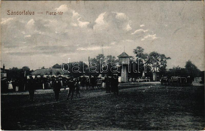 Sándorfalva, Piac tér