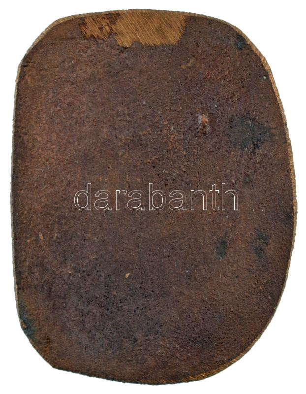 DN 'Fiú portré' egyoldalas bronz emlékplakett (65x45mm) T:1- - Image 2