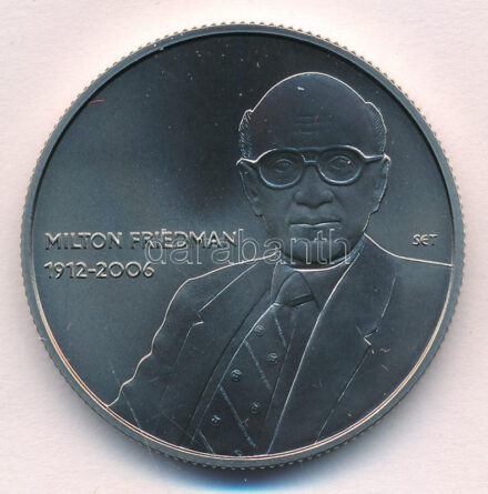 2022. 2000Ft Cu-Ni 'Milton Friedman' kapszulában T:BU