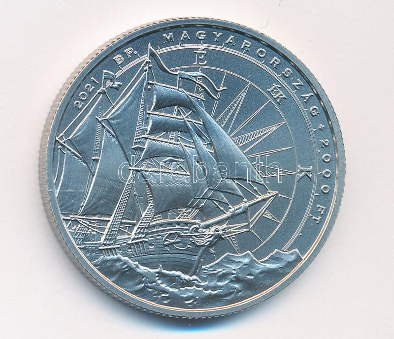 2021. 2000Ft Cu-Ni 'Benyovszky Móric' T:BU Adamo EM429 - Image 2