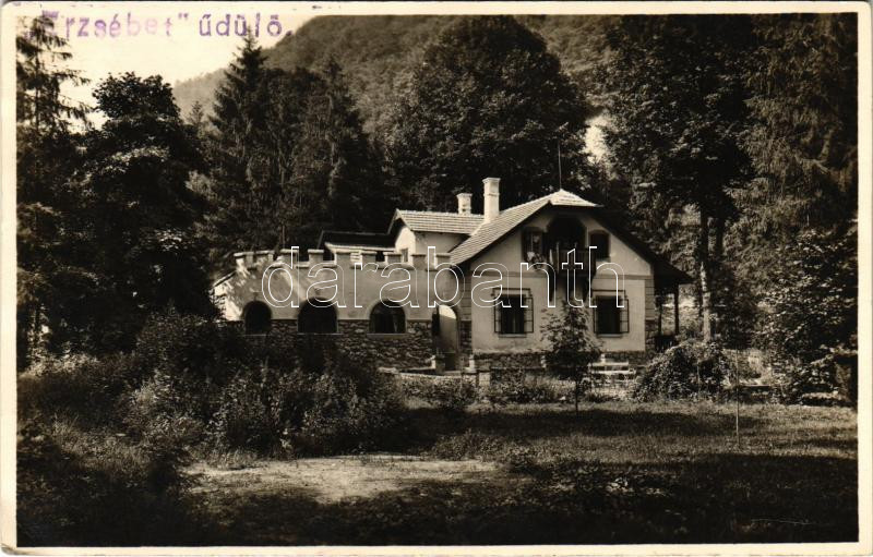 1934 Lillafüred (Miskolc), Erzsébet üdülő. photo (EK)