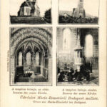 Budapest II. Máriaremete, A templom hátrésze, homlokzata, belseje és az oltár (EK)