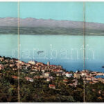 Lovran, Lovrana; 3-tiled folding panoramacard