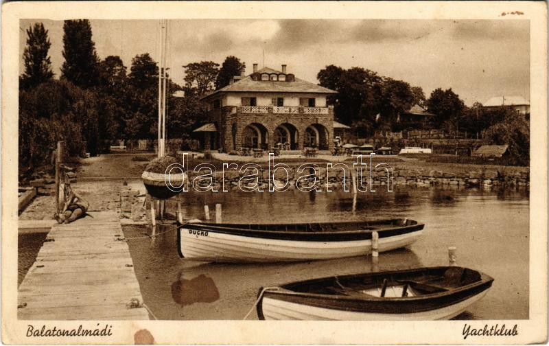 1940 Balatonalmádi, Yachtklub, 'Duckó' csónak