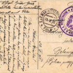 1916 Pola, Pula; Kaiserwald Siana / forest + 'Telegraphenbureau der K.u.k. Kriegsmarine' + 'K.u.k. Marinefeldpostamt' (EK) - Image 2
