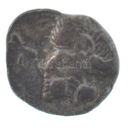 Ókori Görögország / Mysia / Kyzicus ~ i.e. 450-400. Hemiobol Ag (0,28g) T:1- Ancient Greece / Mysia / Kyzicus ~ 450-400 BCE Hemiobol Ag 'Boar and Tunny / Lion - K' (0,28g) C:AU