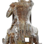 Jelzés nélkül: Napóleon. Fém, kőtalapzatra ragasztva, kopott, m: 9,5 cm - Image 3