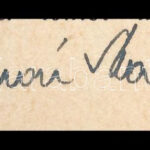 P. Tímár Máté (1895-1971) lelkipásztor aláírása Manréza emléklapon - Image 3